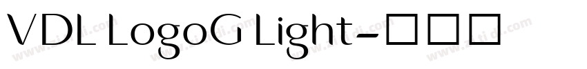 VDL LogoG Light字体转换 VDL LogoG Light字体转换